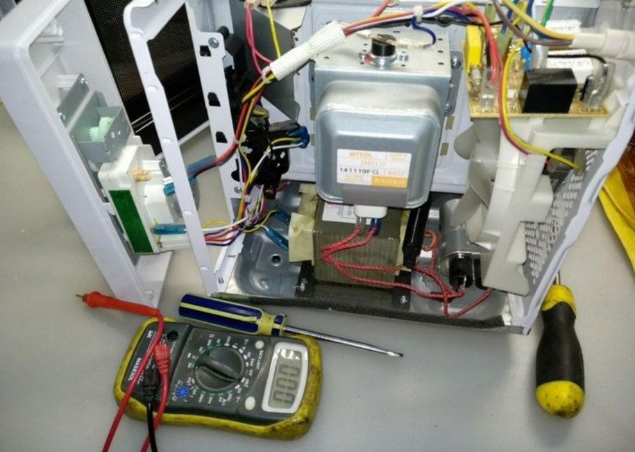 Ремонт микроволновки с выездом. Ермолино