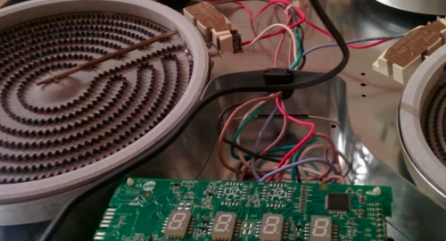 Ремонт стеклокерамической варочной панели. Ермолино