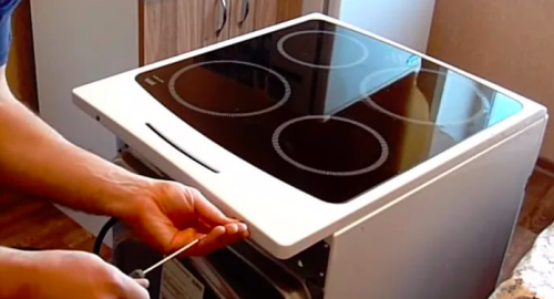 Ремонт сенсорной электроплиты. Ермолино